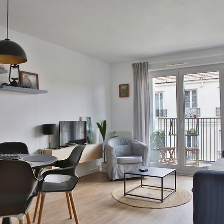 "Starry In So" 47M2, Lits Jumeaux, Parking Gratuit, Rue Calme Et Arboree, Metro 10 Min, Stade De France 24Min A Pied Saint-Ouen  ภายนอก รูปภาพ