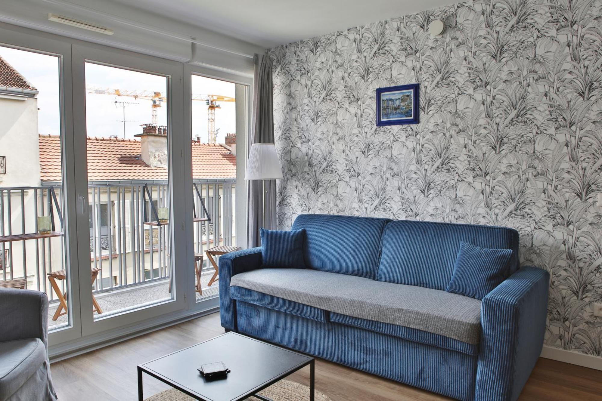 "Starry In So" 47M2, Lits Jumeaux, Parking Gratuit, Rue Calme Et Arboree, Metro 10 Min, Stade De France 24Min A Pied Saint-Ouen  ภายนอก รูปภาพ